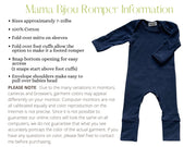 Newborn Boy Coming Home Outfit, Baby Boy Personalized Romper, Heather Gray Baby Sleeper, Boy Shower Gift, Mama Bijou - Mama Bijou